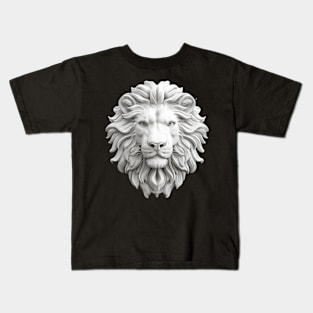 Lion 3D Face Kids T-Shirt